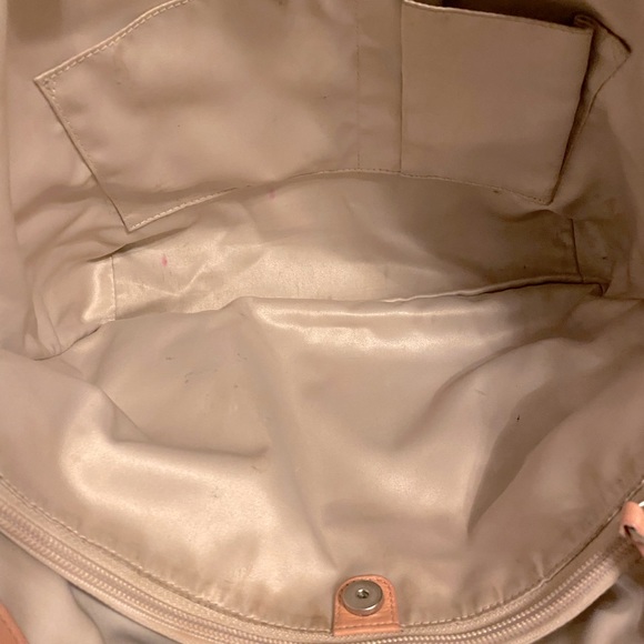 COACH Perforated Signature Pink/Peach Leather Tote / Purse - F16598 - Picture 5 of 9